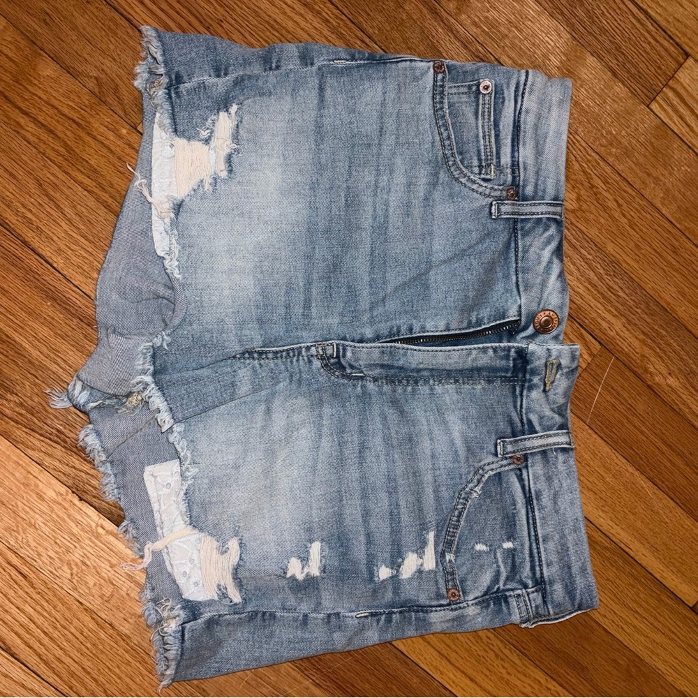 American Eagle Outfitters Light Blue Jean Shorts